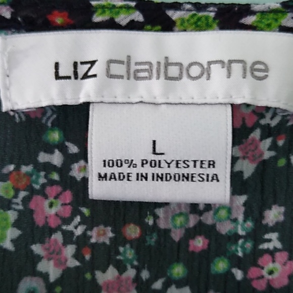 Lis Claiborne Sheer Blouse - Picture 2 of 4